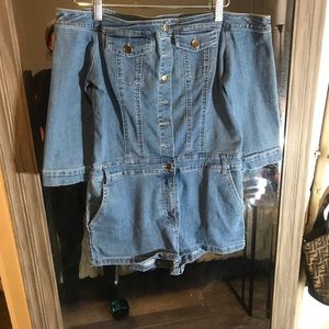 Large jean jumper